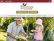 Tablet Screenshot of edgewoodmanornursing.com